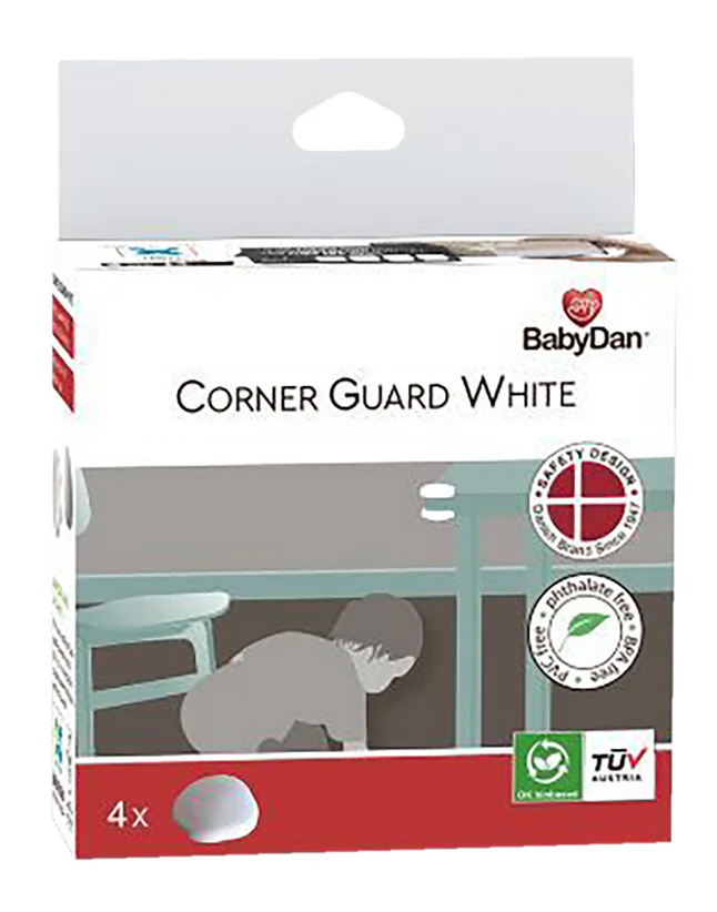 BabyDan Hoekbeschermer voor tafel wit - 4 stuks - Image 3