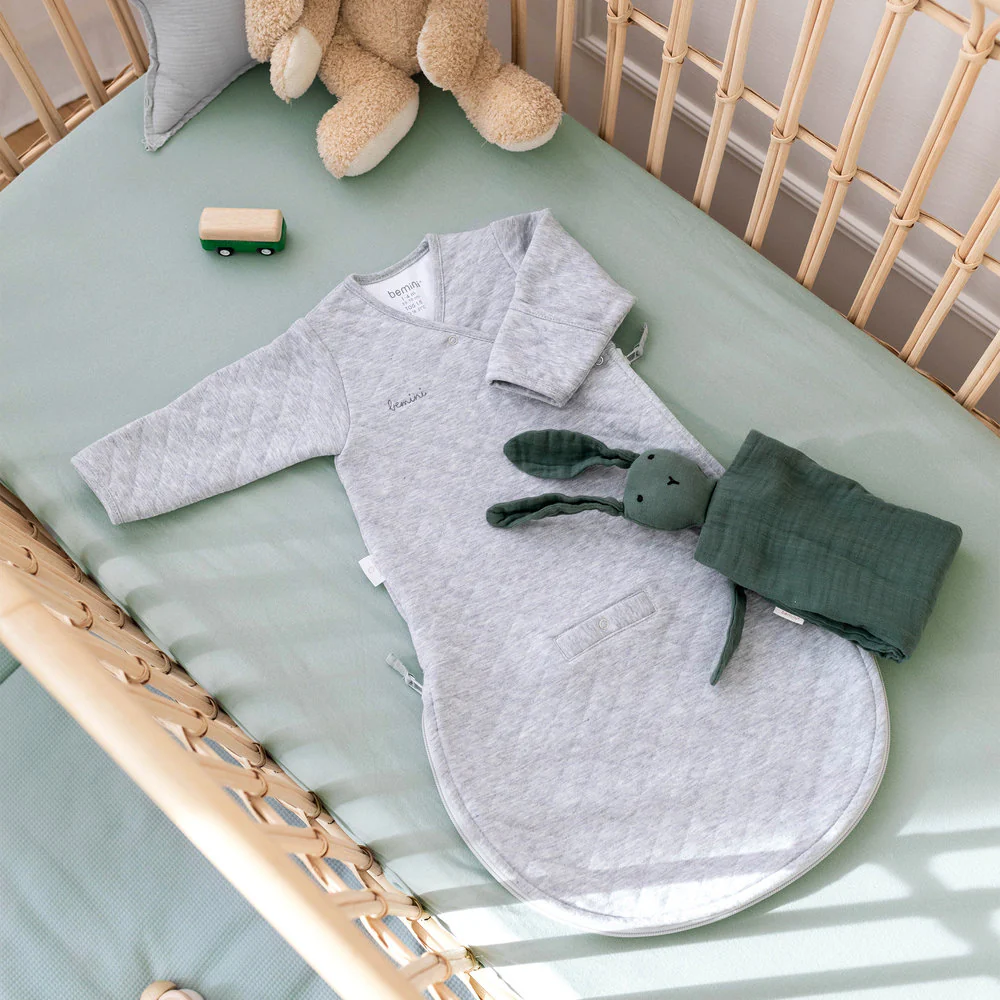Bemini Slaapzak middenseizoen Magic Bag Pady Quilted Jersey 70 cm grijs - Image 3