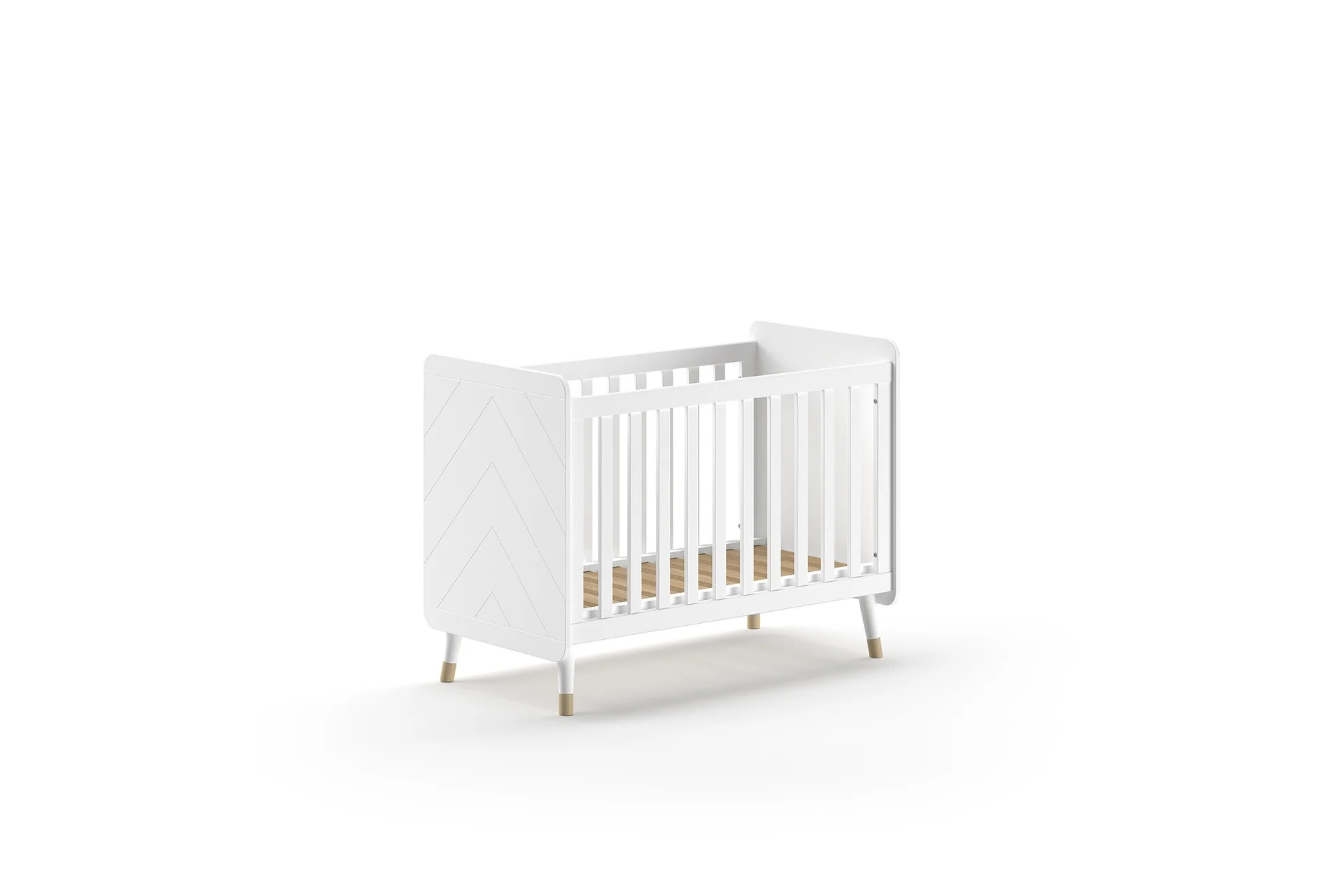 Jaxx 2-delige babykamer (bed + commode) Billy wit - Image 3