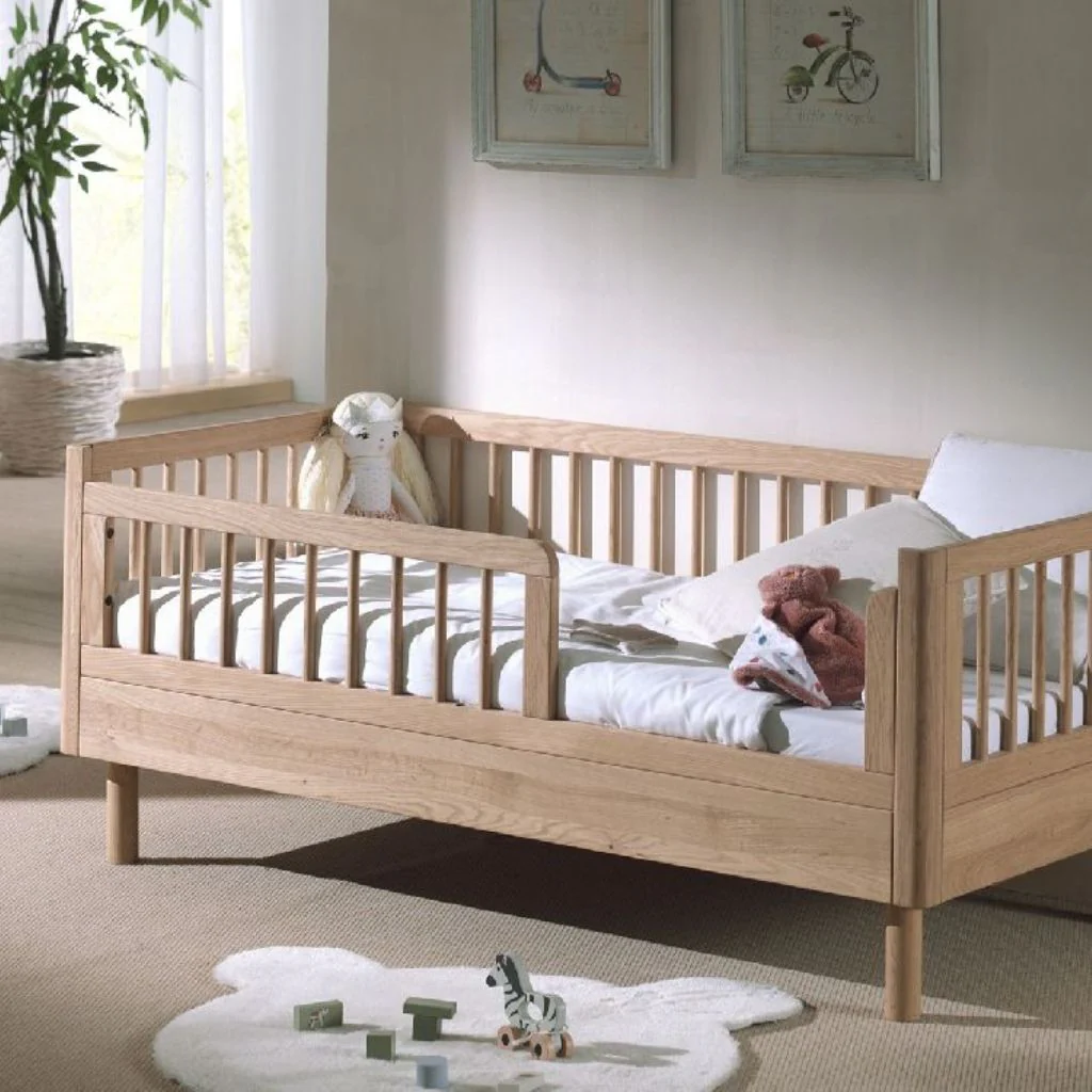 Jaxx 2-delige babykamer (Open commode + peuterbed L 140 x B 70 cm) Forrest Eik - Image 3